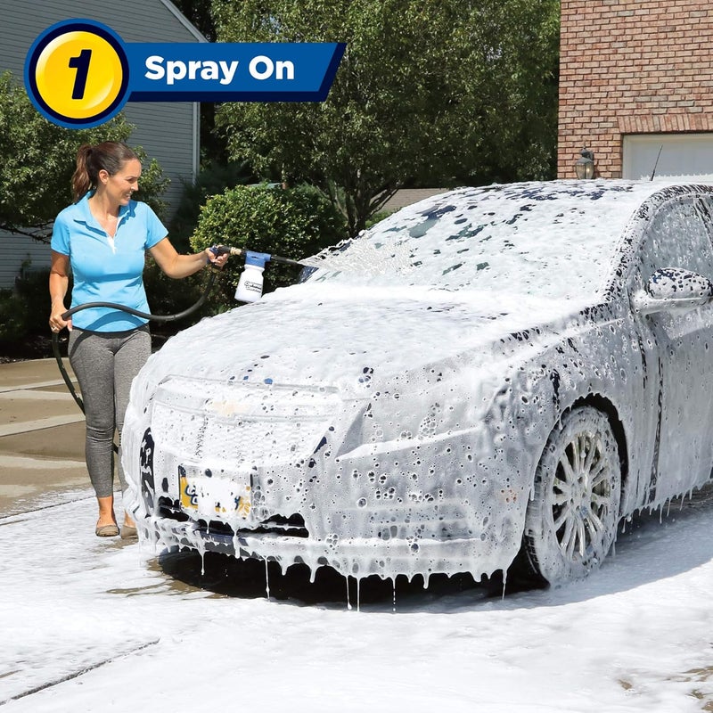 أونتل أداة ضخ الرغوة من Carwash Cannon للسيارات والشاحنات والقوارب وغيرها – 5 إعدادات للرش، مجرد رش ثم شطف، بدون بقايا أو طبقة على السطح (قد تختلف التغليفات). - Image 3