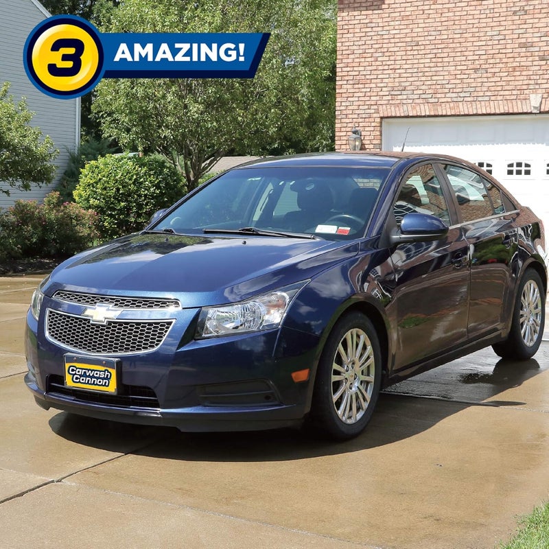أونتل أداة ضخ الرغوة من Carwash Cannon للسيارات والشاحنات والقوارب وغيرها – 5 إعدادات للرش، مجرد رش ثم شطف، بدون بقايا أو طبقة على السطح (قد تختلف التغليفات). - Image 5