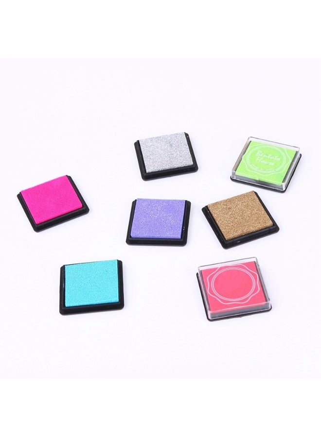 Craft Ink Pad Stamps Partner DIY Color,20 Colors Rainbow Finger Ink pad for Kids - Image 2