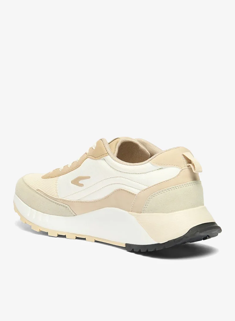 Dash Men's Colourblock Sports Shoes with Lace-Up Closure