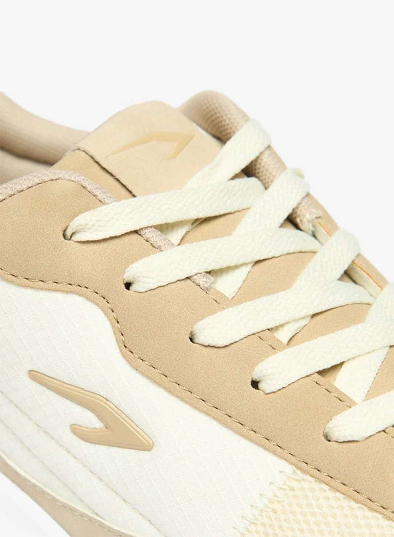 Dash Men's Colourblock Sports Shoes with Lace-Up Closure