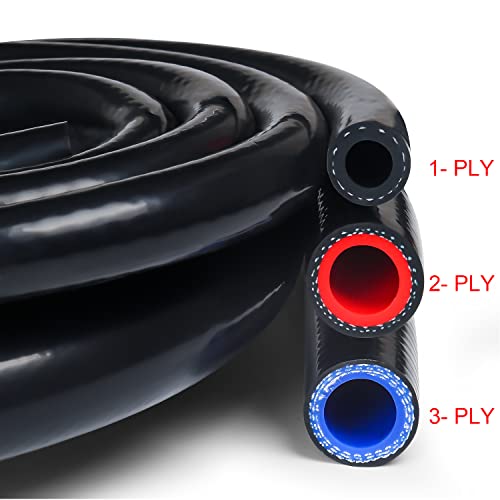 KDP 3/4"X10FT(ID:19MM) 3.0 M Silicone Heater Hose Coolant Radiator Vacuum Line, 2ply Reinforced 4MM Thick, Max Temperature Rating 350F Work Pressure 100 psi+ Mutiple Use for Air and Water - Image 5