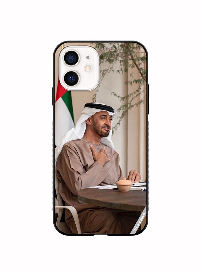 VR CREATIVE Protective Case Cover For Apple iPhone 12 mini Sheikh Mohamed Bin Zayed Al Nahyan Design Multicolour - Image 1
