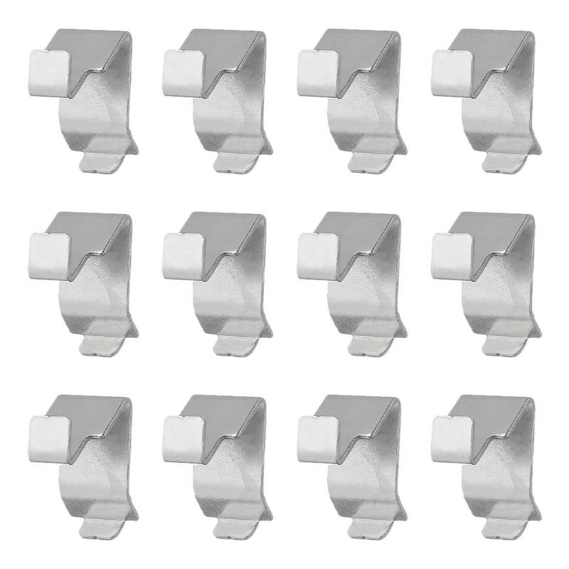Heavy Duty 8mm Thick Metal Shelf Support Clips 50Pcs for Cabinets Bookshelves - Image 2