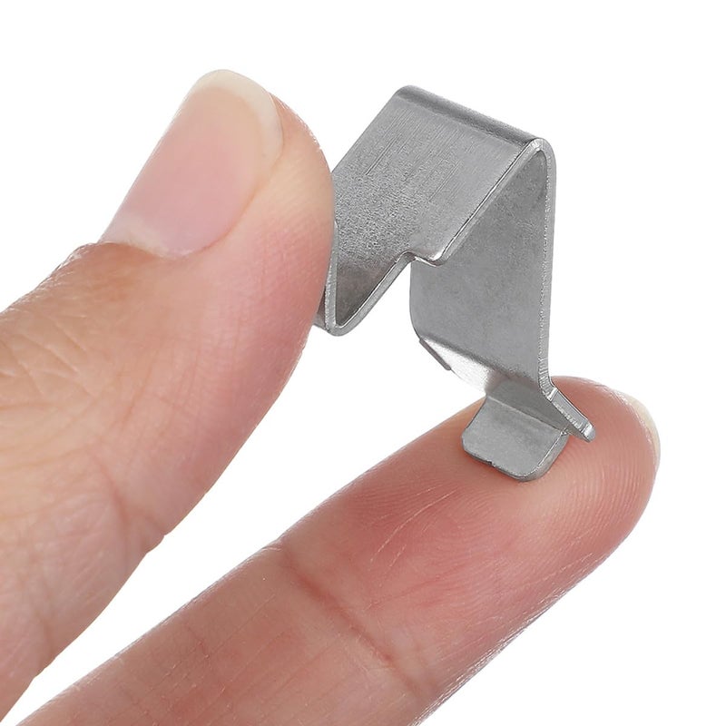 Heavy Duty 8mm Thick Metal Shelf Support Clips 50Pcs for Cabinets Bookshelves - Image 5