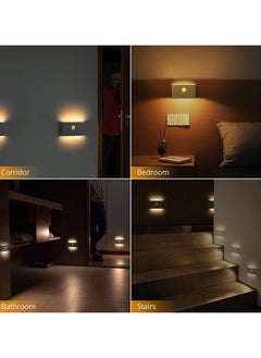 كيمايا Motion Sensor Night Light, Rechargeable Powered LED Closet Light, Wireless Magnetic Cabinet Lights for Indoor Bedroom Kitchen Hallway Stair Toilet Bathroom 1PC (Square)  - Image 5