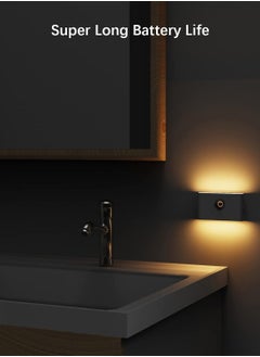 كيمايا Motion Sensor Night Light, Rechargeable Powered LED Closet Light, Wireless Magnetic Cabinet Lights for Indoor Bedroom Kitchen Hallway Stair Toilet Bathroom 1PC (Square)  - Image 4