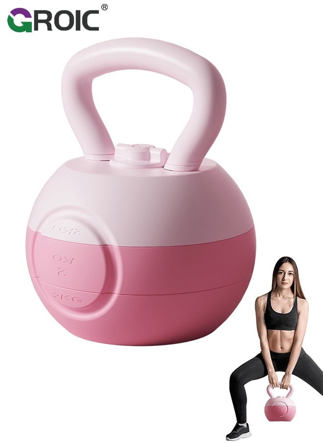 GROIC Workout Kettlebell - Gym Kettlebell, Fitness Kettlebell Gym Kettlebell Strength Training Kettlebells For Dumbbell Weights Exercises Gym Fitness Full Body Workout Equipment - 6KG  - Image 1