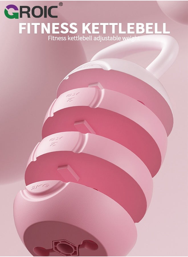 GROIC Workout Kettlebell - Gym Kettlebell, Fitness Kettlebell Gym Kettlebell Strength Training Kettlebells For Dumbbell Weights Exercises Gym Fitness Full Body Workout Equipment - 6KG  - Image 2