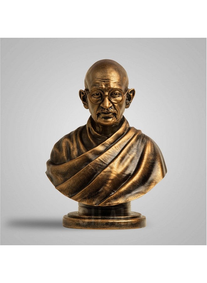 SILAII Mahatma Gandhi Sculpture - 5 INCH, Antique Bronze Colour - Image 1