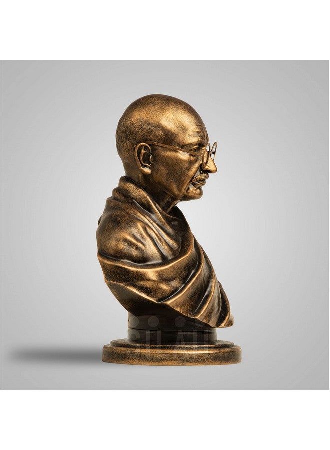 SILAII Mahatma Gandhi Sculpture - 5 INCH, Antique Bronze Colour - Image 3