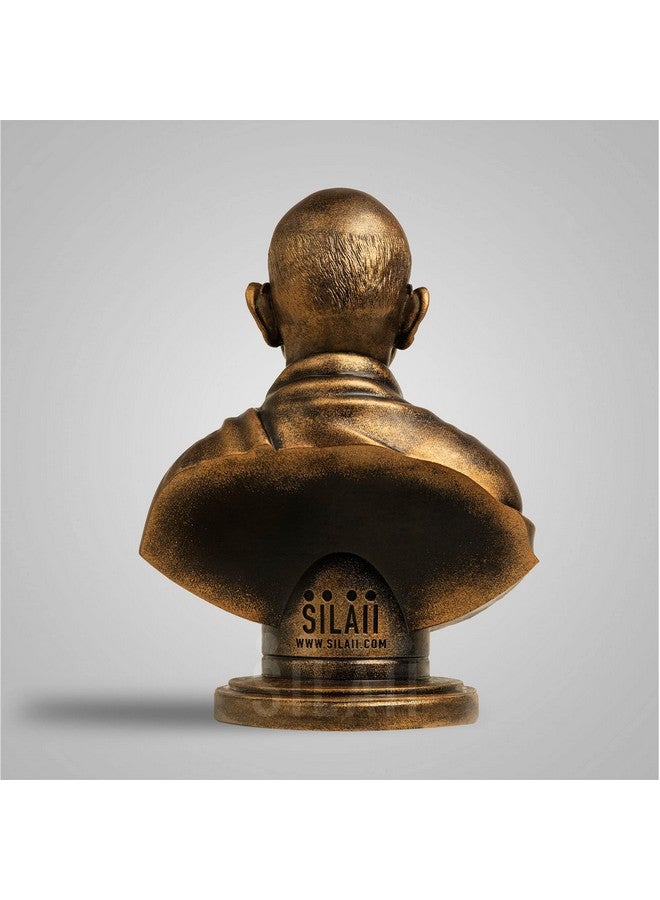 SILAII Mahatma Gandhi Sculpture - 5 INCH, Antique Bronze Colour - Image 4
