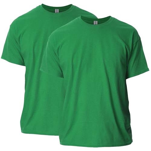 Gildan Adult Ultra Cotton T-Shirt, Style G2000, Multipack, Antique Irish Green (2-Pack), Small - Image 1