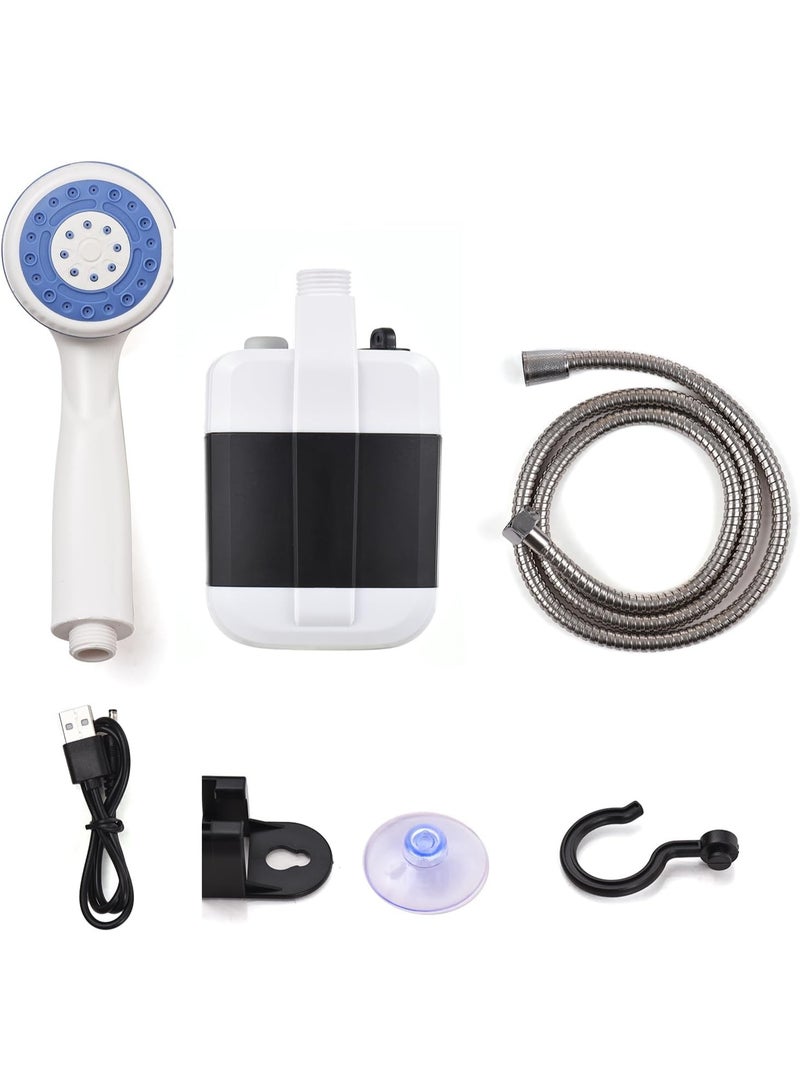 Kimaya Portable Camping Shower Outdoor USB Electric Shower Pump for Camping Car Washing Gardening Pet Cleaning - Image 4
