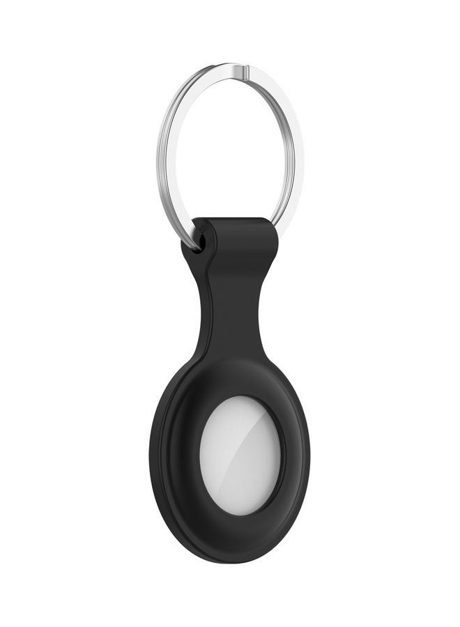 NIBEMINENT Silicone Protective Sleeve Replacement for Apple Airtags Tracker Black - Image 5