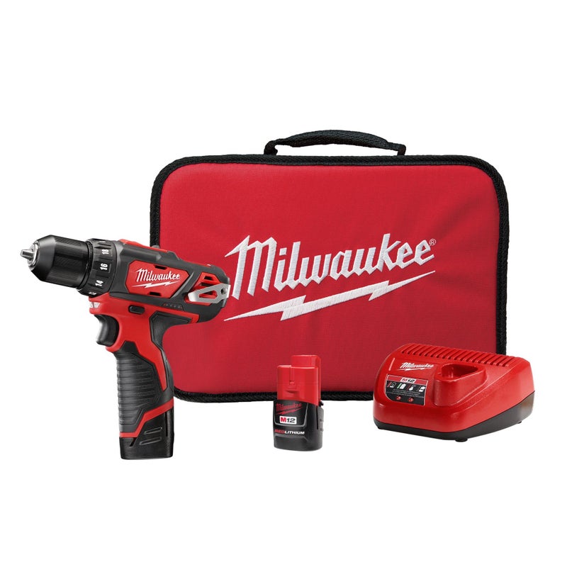 Milwaukee 2408-22 M12 3/8 Hammer Dr Driver Kit - Image 1