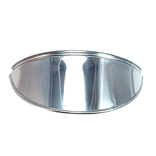 Casago CAHS01 Metal Headlamp Cap Waterproof & Chrome Finished Headlight Shade Compatible With Bikes (Silver, 1pc) - Image 1