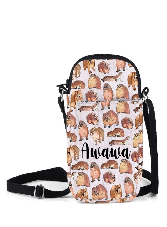 MNIGIU Funny Animal Shoulder Bag Cartoon Hyraxes Meme Merch Hyraxes AWAWA Crossbody Bag Hyraxes Lover Gift Hyraxes Mom Gift - Image 1