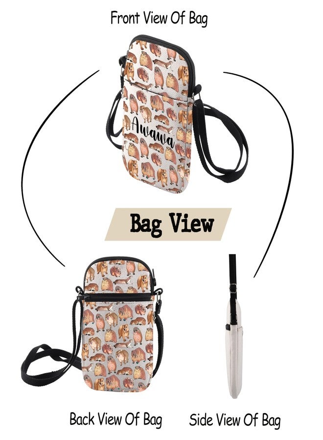 MNIGIU Funny Animal Shoulder Bag Cartoon Hyraxes Meme Merch Hyraxes AWAWA Crossbody Bag Hyraxes Lover Gift Hyraxes Mom Gift - Image 5
