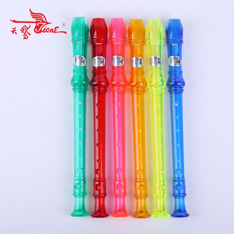 Swan Six-Hole 8-Hole Student Children'S Clarinet German-Style Treble Plastic Flute Playing Musical Instrument Clarinet - Image 2