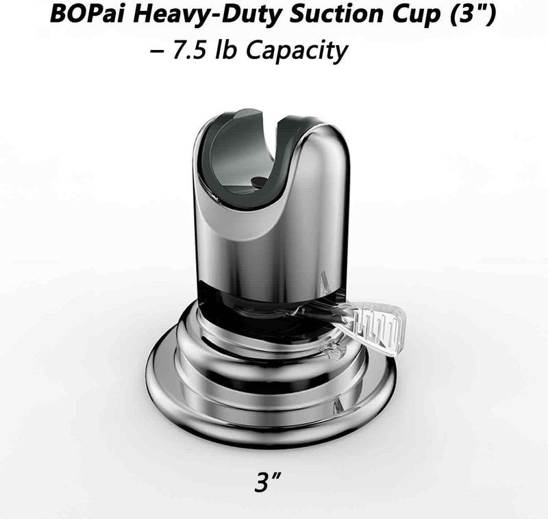 Bopai Vacuum Suction Cup Shower Head Holder,Adjustable 20 Degrees From the Wall - Image 5