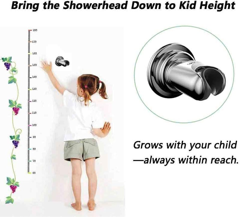 Bopai Vacuum Suction Cup Shower Head Holder,Adjustable 20 Degrees From the Wall - Image 3