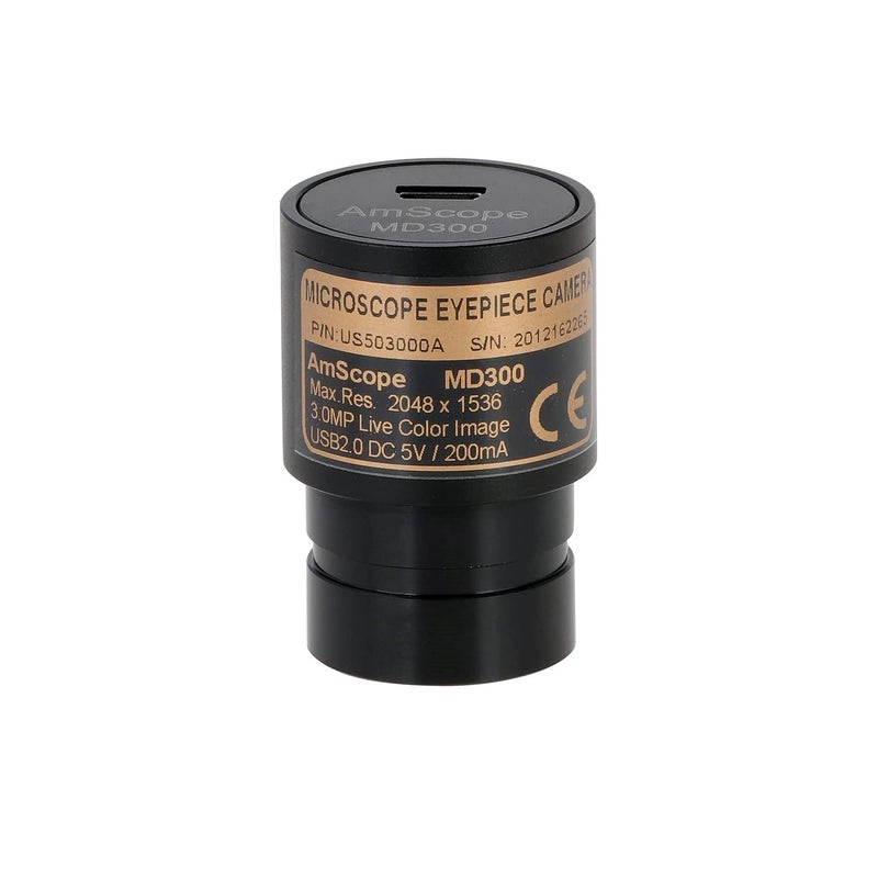 AmScope AmScope  3MP USB 20 Color CMOS Digital Eyepiece Microscope Camera  MD300A  - Image 1