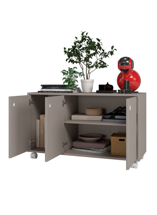 Home Box Multipurpose Cabinet - Mdp 15Mm Color Grey 33 x 90 x 53.5 cm  - Image 2