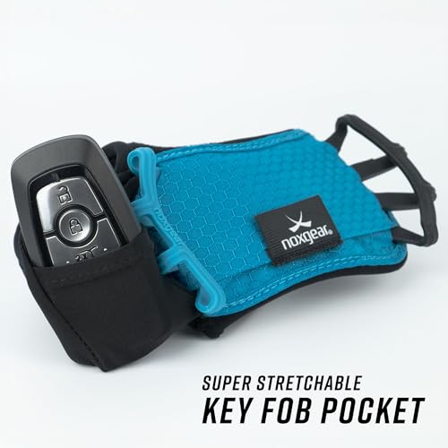 Noxgear Hand Held Phone Holder - Handheld Grip Phone Holder with Key Fob & Card Slot for Running, Jogging & Working Out - Compatible with All Phones (iPhone, Samsung & Google) - Machine Washable - Image 5