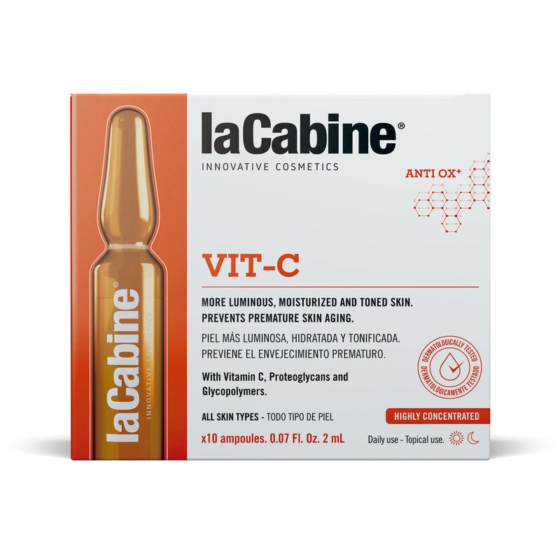 La Cabine laCabine Vit C Ampoule Serum that energizes and helps to restore skins vibrancy with Vitamin C and Proteoglycans - Image 2