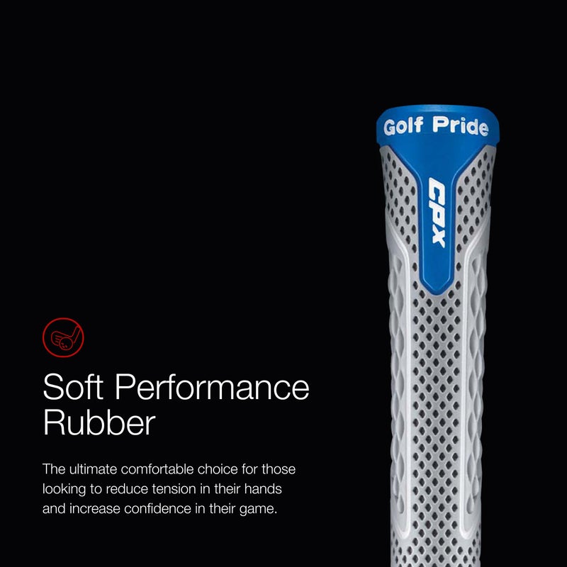Golf Pride CPX Golf Club Grip - Quilted Texture Grip & Soft, Tacky Feel for Comfort & Control - Less Tension & More Power with Plus4 Technology - Jumbo - Image 3