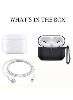 Mi techo 2nd Gen In-Ear TWS Bluetooth Earphone Wireless Charging Touch Sensor with Free Silicon Case with Hook Original Quality Compatible for IOS And Androids - White  - Image 5