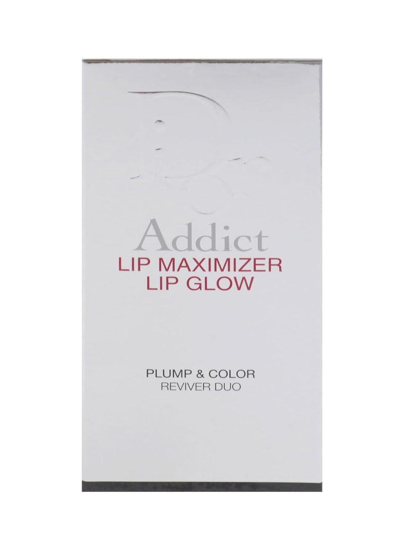Dior Addict Lip Maximizer and Lip Glow Duo by Christian Dior for Women - 2 Pc 0.20oz Dior Addict Lip Maximizer - 001 Pink, 0.11oz Dior Addict Lip Glow - 001 Pink - Image 3