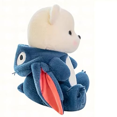 Softdreams Soft Plush Toy for Kids – Cute Stuffed Animal Soft Toy – Soft Cuddly Toy for Baby Boys & Girls, Return Gift & Room Décor - Full Hooded Blue Teddy Bear 30cm - Image 3