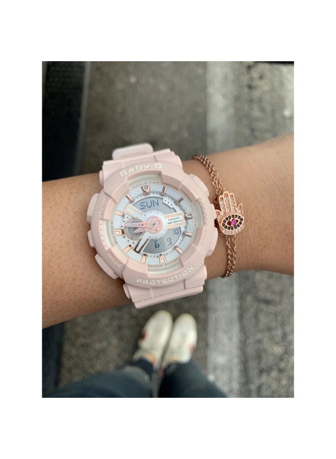 كاسيو ساعة يد تناظرية ورقمية مصنوعة من الراتنج BA-110RG-4ADR - Image 2