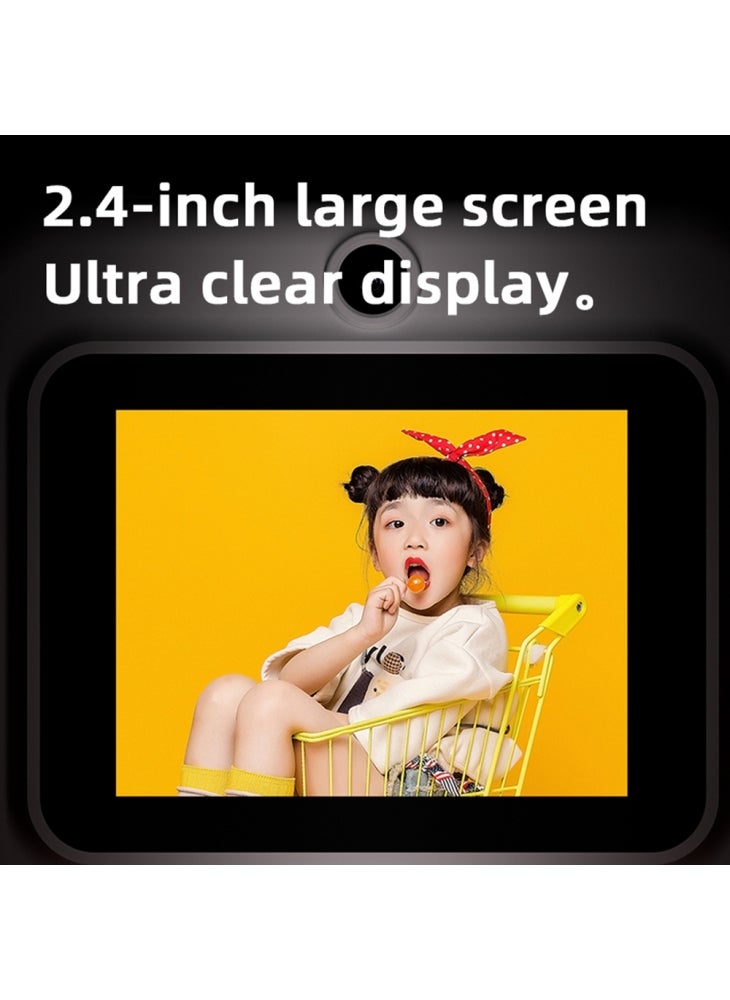 Generic P03 Instant Print Camera for Kids 1080P Digital Video Camcorder Dual Cameras with 3 Rolls Print Paper - Pink - Image 4