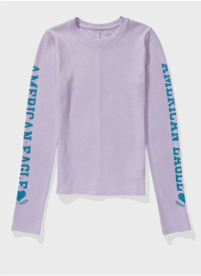 امريكان ايجل Crew Neck Thermal T-Shirt