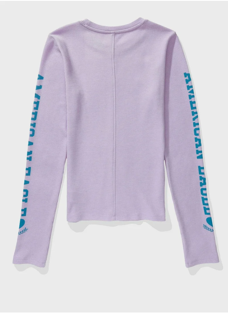 امريكان ايجل Crew Neck Thermal T-Shirt