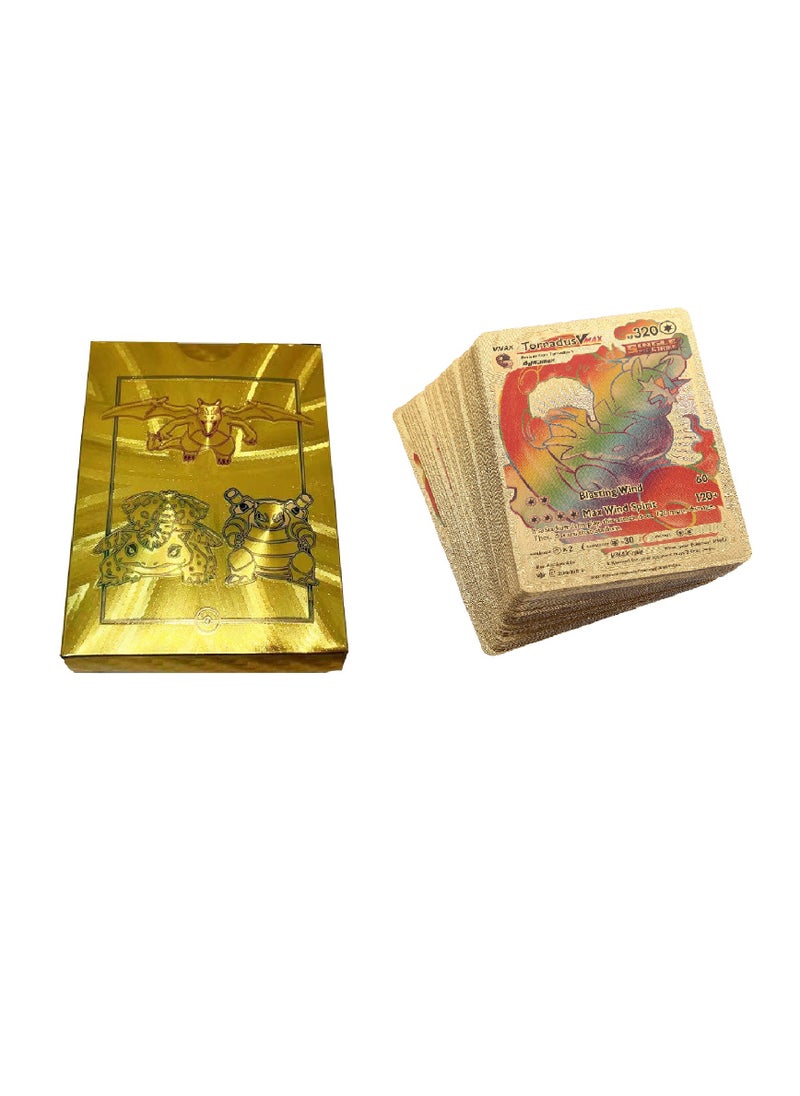 55 Sheets Golden Pokemon Card Game  - Image 4