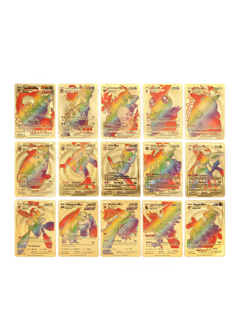 55 Sheets Golden Pokemon Card Game  - Image 5