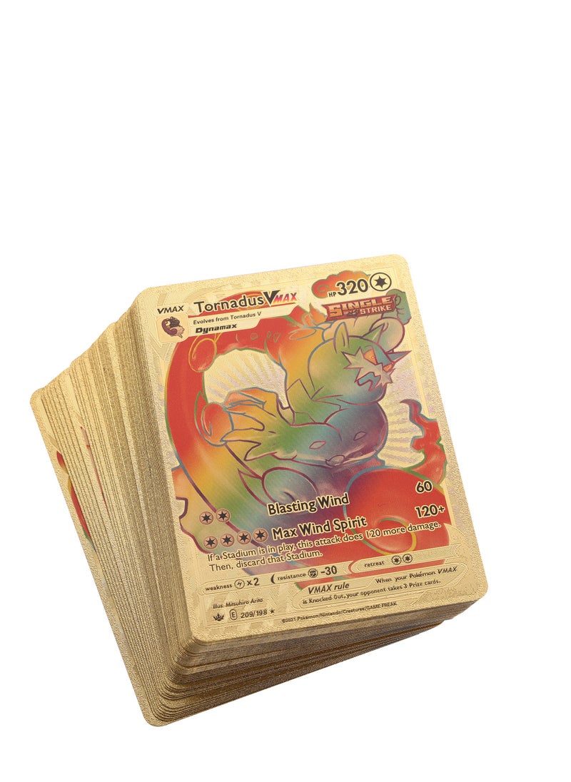 55 Sheets Golden Pokemon Card Game  - Image 2