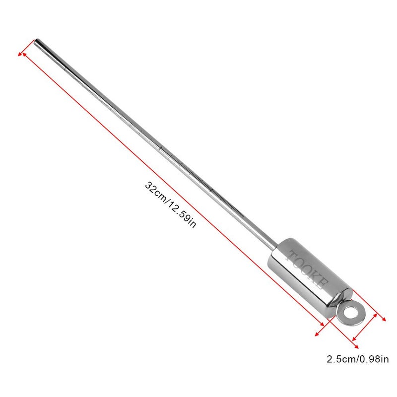 VGEBY Diving Pointer, Stainless Steel Lobster Tickle Pointer Underwater Shaker Noise Maker Diving Diving Stick Rod with Lanyard (Orange) - Image 4