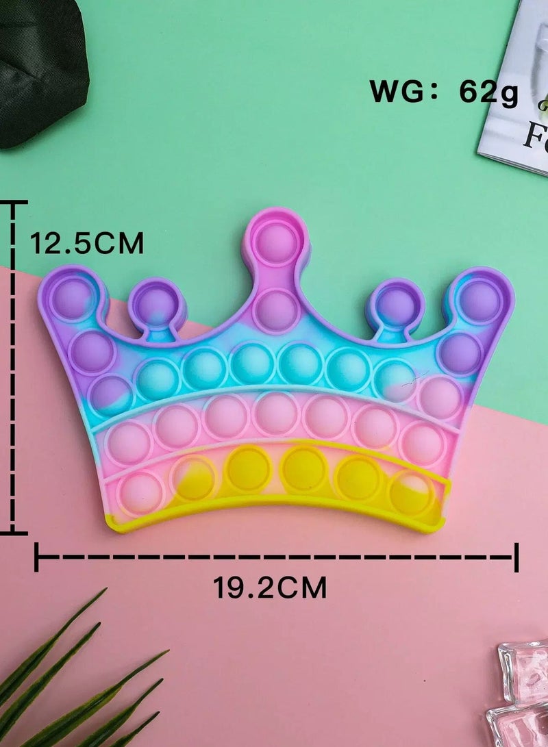 Generic 1pc Crown Shaped Push Pop Bubble  - Image 2