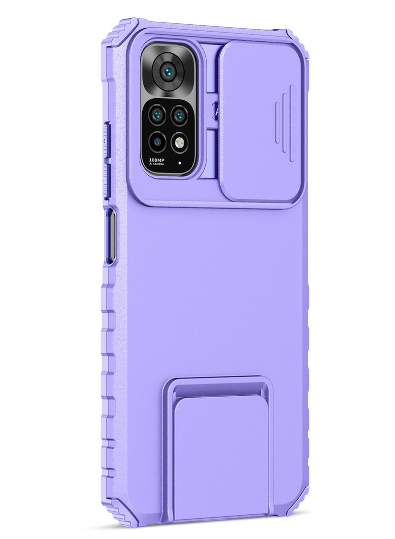 Case for  Xiaomi Redmi NOTE11/11S Case with Slide Camera Lens Kickstand High-Grade Bumpers Armor Shockproof Protective Cover for Xiaomi Redmi NOTE11/11S - Image 2
