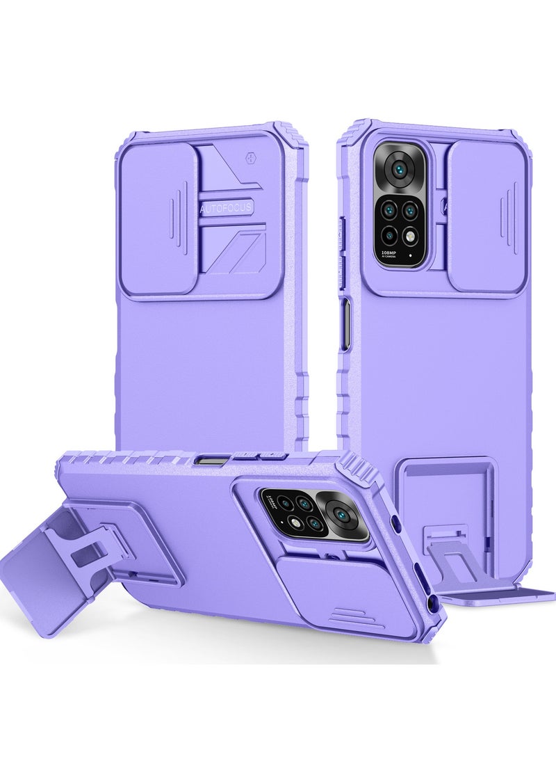 Case for  Xiaomi Redmi NOTE11/11S Case with Slide Camera Lens Kickstand High-Grade Bumpers Armor Shockproof Protective Cover for Xiaomi Redmi NOTE11/11S - Image 1
