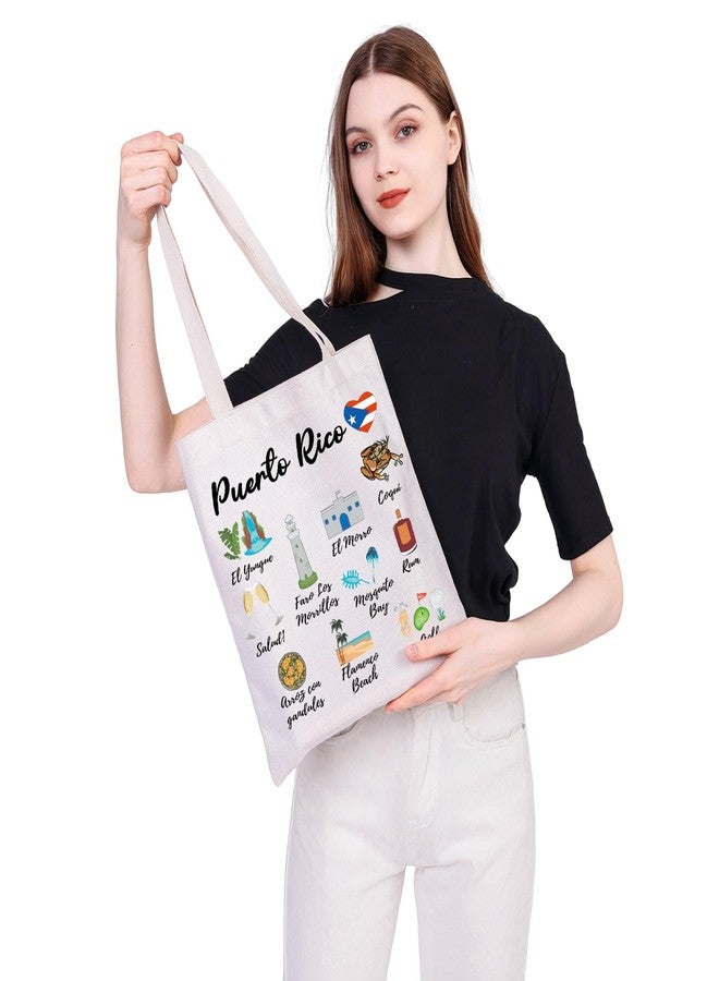 MEIKIUP Puerto Rico Caribbean Tote Bag - Vacation Gift & Tourist Shoulder Bag - Image 3