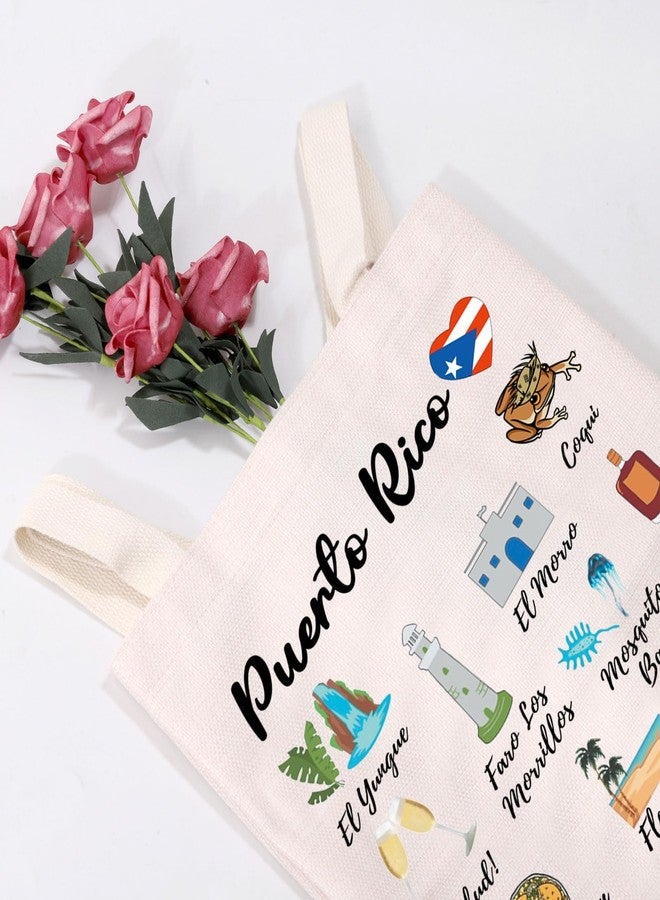 MEIKIUP Puerto Rico Caribbean Tote Bag - Vacation Gift & Tourist Shoulder Bag - Image 2