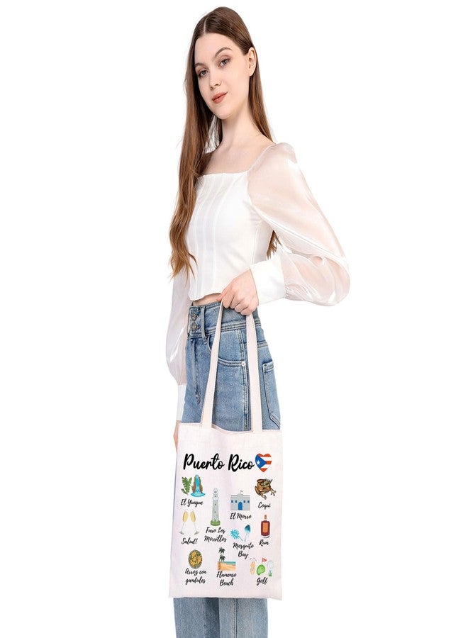 MEIKIUP Puerto Rico Caribbean Tote Bag - Vacation Gift & Tourist Shoulder Bag - Image 5