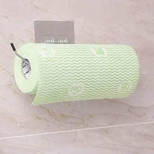 SOCATHEY SOCATHEY Self Adhesive Stainless Steel Wall Mount Sticker Towel Holder Kitchen Napkin Ring Toilet Paper Roll Holder Tissue Paper Holder Towel Bar Rod Hanging Towel Rack for Kitchen Bathroom  - Image 3