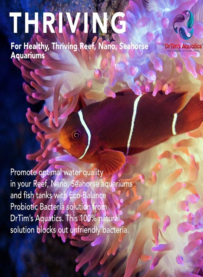 DrTim's Aquatics DrTim’s Aquatics Eco-Balance Reef - 64 oz - Probiotic System Support - Weekly Maintenance Formula for Balanced Aquariums - Helps Maintain Clarity, Consistent Parameters & Filter Performance - Image 2